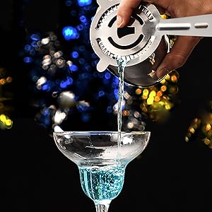 WUWEOT 9 Pack Cocktail Strainer, 6