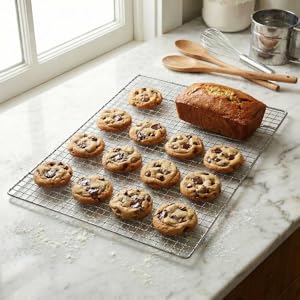 JoyRay Grill Rack Grids, Stainless Steel BBQ Roasting Rack or Baking/Cooling Rack, For Oven and outdoor Barbeque,Oven & Dishwasher Safe.