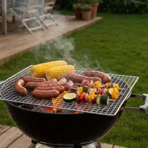 JoyRay Grill Rack Grids, Stainless Steel BBQ Roasting Rack or Baking/Cooling Rack, For Oven and outdoor Barbeque,Oven & Dishwasher Safe.