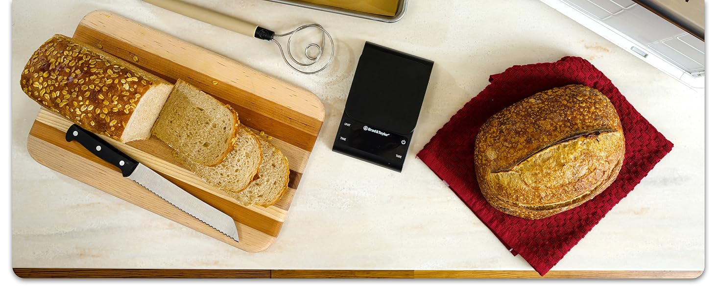 Brod & Taylor Dough Whisk - Heavy Duty Dishwasher-Safe Mixing Tool