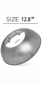 YOSUKATA 17’’ Wok Spatula and Ladle - Set of 2 Heat-Resistant Wok Tools - Universal Wok Ladle and Spatula - High-Grade 304 Stainless Steel Cooking Utensils and Wok Accessories - Solid Wok Utensils