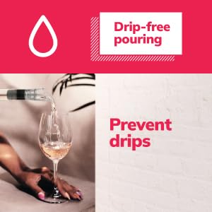 TenTen Labs Premium Wine Aerator Pourer and Wine Pump Stopper (2-pack) - Bottle Stopper - Gift Box Included