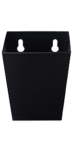 Satin Black Cast Iron Bottle Opener Wall Mounted with Bottle Cap Catcher Narrow