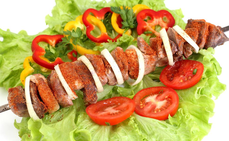 Meat Tenderizer Tool with Ultra Sharp Stainless Steel Needle Blades 2 Pack Meat Tenderizer Tool Profession Kitchen Gadgets Jacquard for Tenderizing and Cooking BBQ, Marinade, Steak, Beef, and Poultry