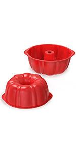 SILIVO 4 Inch Cake Pan (6 Pack) - Silicone Mini Smash Cake Pans, Nonstick Small Cake Pans for Smash Cake,Muffin and Egg Bites