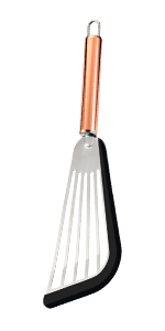 Multi Kitchen Utensil Stainless Steel Cooking Skimmer Slotted Fish Turner Spatula Spoon Colander Drain Water Filter Spoon Ladle Spider Strainer Skimmer Ladle for Cooking &Frying (2pcs)