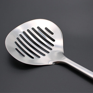 Multi Kitchen Utensil Stainless Steel Cooking Skimmer Slotted Fish Turner Spatula Spoon Colander Drain Water Filter Spoon Ladle Spider Strainer Skimmer Ladle for Cooking &Frying (2pcs)