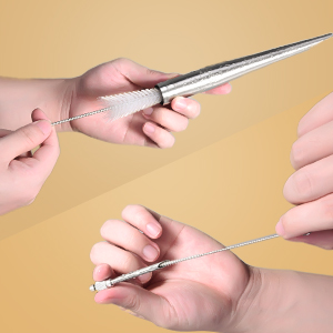 Turkey Baster, Stainless Steel Baster for Cooking with Marinade Injectors Syringe, Basting Brush, Thick Cleaning Brush & Thin Cleaning Brush