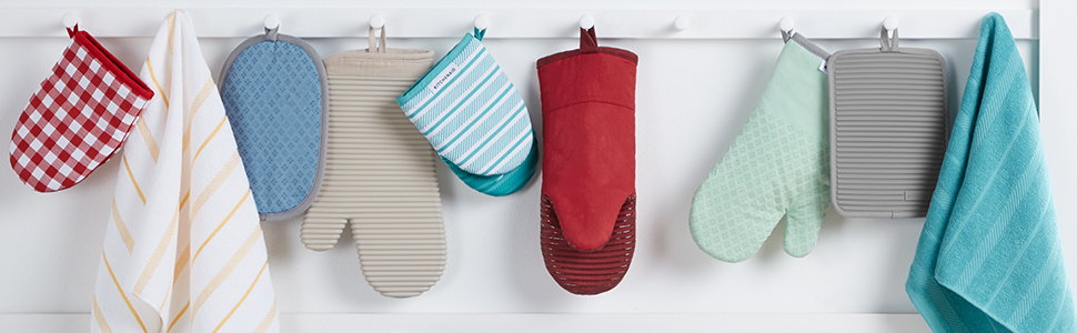 KitchenAid Ribbed Soft Silicone Pot Holder 2-Pack Set, Charcoal Grey, 7