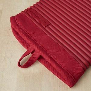 KITCHENAID Ribbed Soft Silicone Oven Mitt 2-Pack Set, 7.5