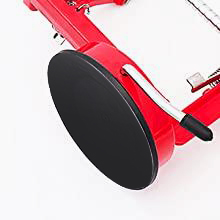 Apple Peeler Corer, Long lasting Chrome Cast Magnesium Alloy Apple Peeler Slicer Corer with Stainless Steel Blades and Powerful Suction Base for Apples and Potato(Red)