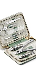 MR.GREEN Nail Clippers Anti Splash Fingernail Cutter Stainless Steel Manicure Tools Nail Scissors Detachable Design Nail Trimmer (Medium)