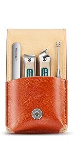 MR.GREEN Nail Clippers Anti Splash Fingernail Cutter Stainless Steel Manicure Tools Nail Scissors Detachable Design Nail Trimmer (Medium)