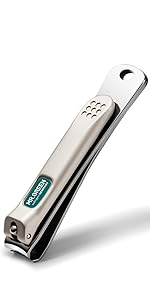 MR.GREEN Nail Clippers Anti Splash Fingernail Cutter Stainless Steel Manicure Tools Nail Scissors Detachable Design Nail Trimmer (Medium)