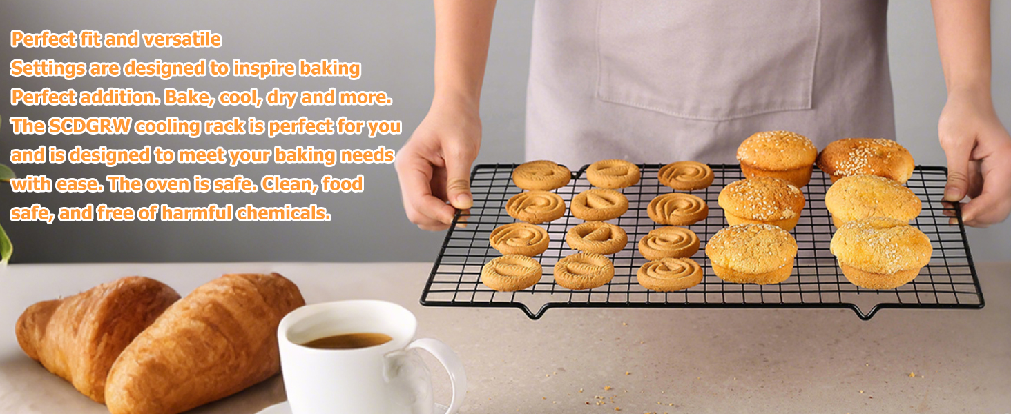 5PCS Cooling Racks for Cooking and Baking 10
