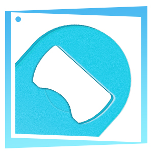 Honoson 8 Pieces Retractable Flat Bottle Opener Bartender Beer Opener with Round Badge Reel Clips Holder Bar Keys for Bartender Gifts Kitchen Home Party Supplies (Classic,Multicolor)