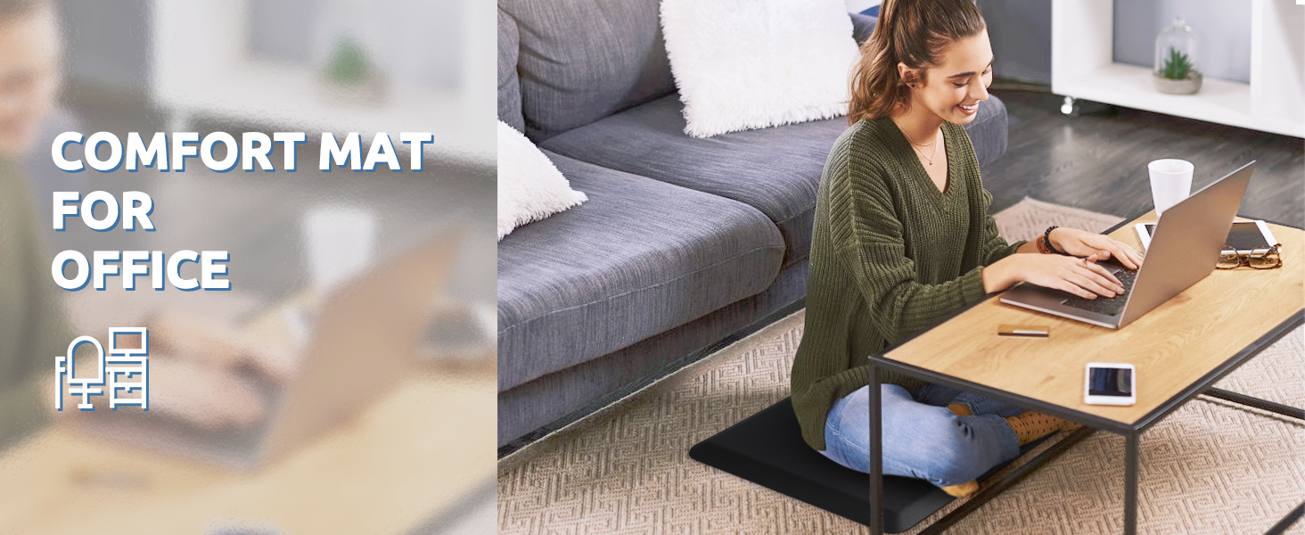 KitchenClouds Kitchen Mat Cushioned Anti Fatigue Rug 17.3