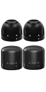 Wine Stopper 2-Pack, Silicone Sealed Wine Bottle Stopper, Twist-to-Seal Reusable Wine Sealer, Leak Proof Wine Toppers Stopper Keeps Wine Fresh, Black