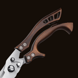 Poultry Shears, Heavy Duty Kitchen Shears with Serrated Edge, No Rust Spring Loaded, Multipurpose Stainless Steel Kitchen Scissors for Chicken, Bone, Meat, Turkey, Fish Thanksgiving Christmas Gifts