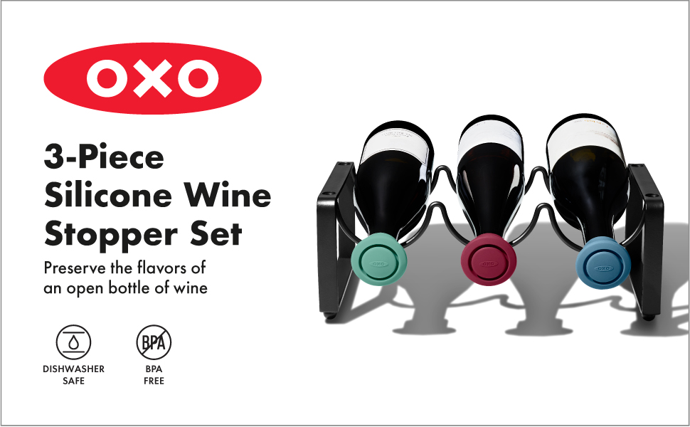 OXO Good Grips Silicone Wine Stoppers