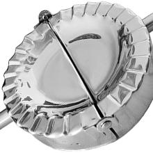 COTEY 6 Inch Empanda Press, Large Stainless Steel Dumpling Maker, 2-in-1 Dough Cutter/Dumpling Mold for Empanada, Dumpling, Ravioli, Pierogi & Hand Pie