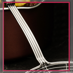 Stainless Steel Spider Strainer Skimmer Spoon For Frying and Cooking - Set of 3 Solid Wire Asian Strainer Ladle Pasta Strainer with Long Handle, Professional Kitchen Skimmer Ladle