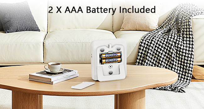 Digital Dual Kitchen Timer, 3 Channels Countdown Triple Timer for Cooking, Magnetic Memory-Preset Large Display Adjustable Alarm Volume, Multi Times Management, 3A Battery Included, White