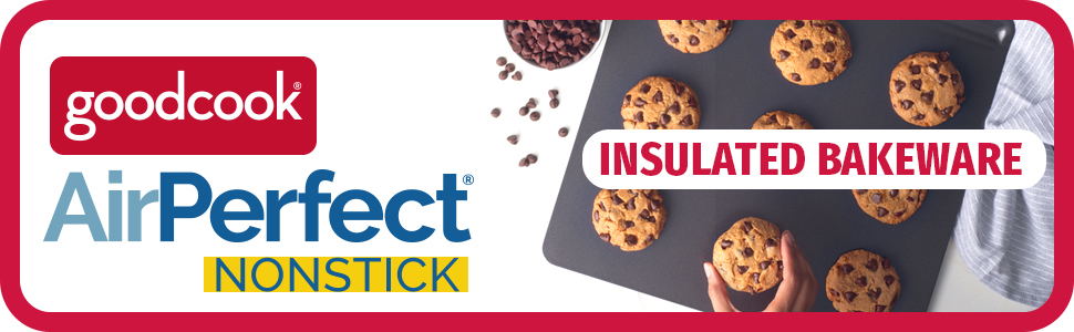 GoodCook AirPerfect Nonstick Air Insulated Cookie Sheet, 14