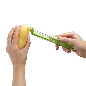 Dreamfarm Sharple Self-Sharpening Vegetable & Food Vertical Speed-Peeler - Green