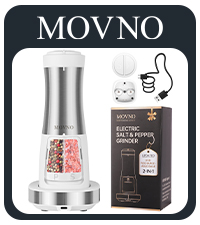 Gravity Electric Salt and Pepper Grinder Set, Battery Powered LED Light One Hand Automatic Operation, Adjustable Coarseness Mill Grinders Shakers Black (A.Black 2p)