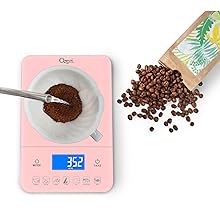 Ozeri Touch III Digital Kitchen Scale with Calorie Counter, 22 lbs (10 kg), White