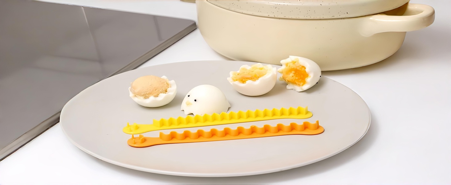 4Pcs Egg Slicer for Hard Boiled Eggs, Egg Cutter Exquisite Kitchen Accessories, Easy To Clean