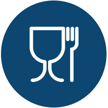 Meadow Lane 6-inch Small Colander, BPA-Free, Dishwasher Safe, Double Handles, Compact Food Strainer for Berries, Veggies and Pasta, 3-Cup Capacity, Smooth White