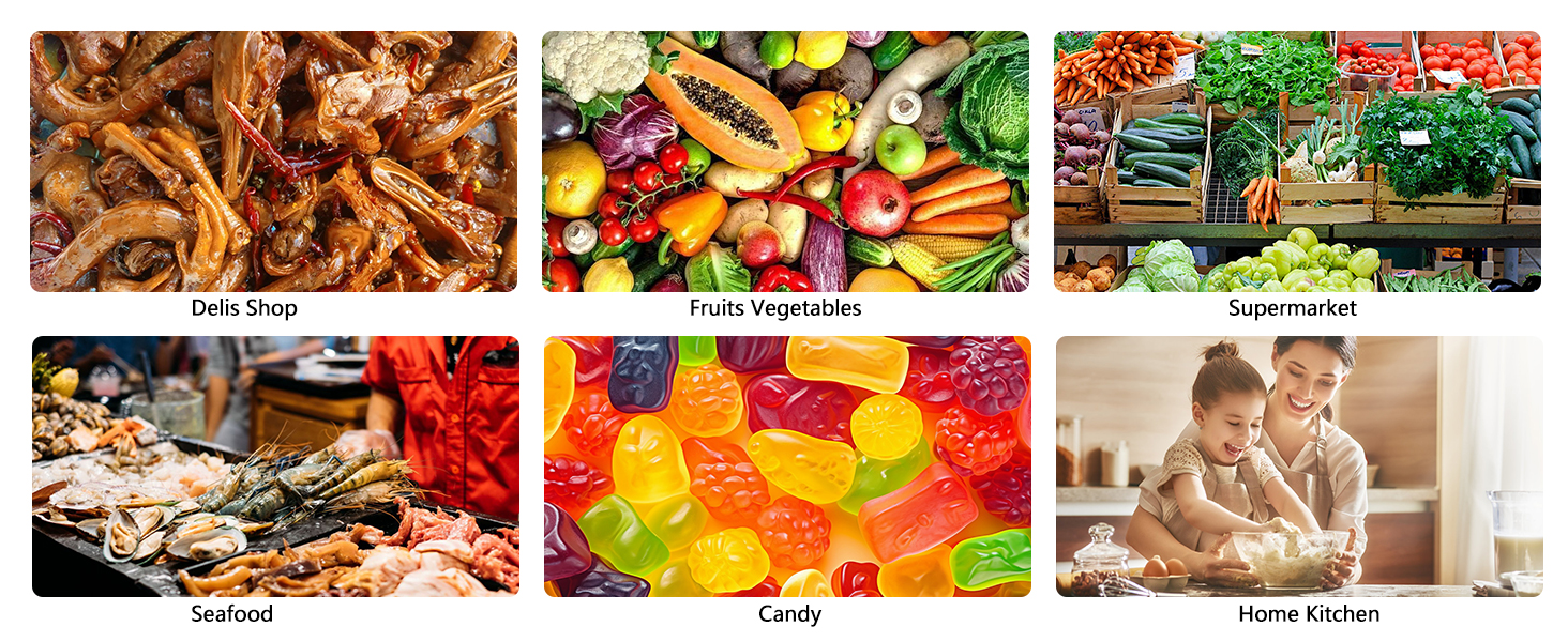 Large Digital Kitchen Scale 30KG Commercial Food Scale 66LB for Baking Bread Meat Stainless Steel Price Computing Scale LCD Display,Prep Counting Scale for Parts and Coins Adapter Included