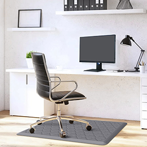 Kitchen Mat [2 PCS] Cushioned Anti-Fatigue Floor Mat, Waterproof Non-Skid Ergonomic Comfort Foam Rugs, Standing Mat for Kitchen, Floor,Office, Sink, Laundry(Grey)