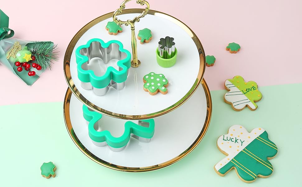 Shamrock Cookie Cutter 4 Pieces 4 Sizes 1