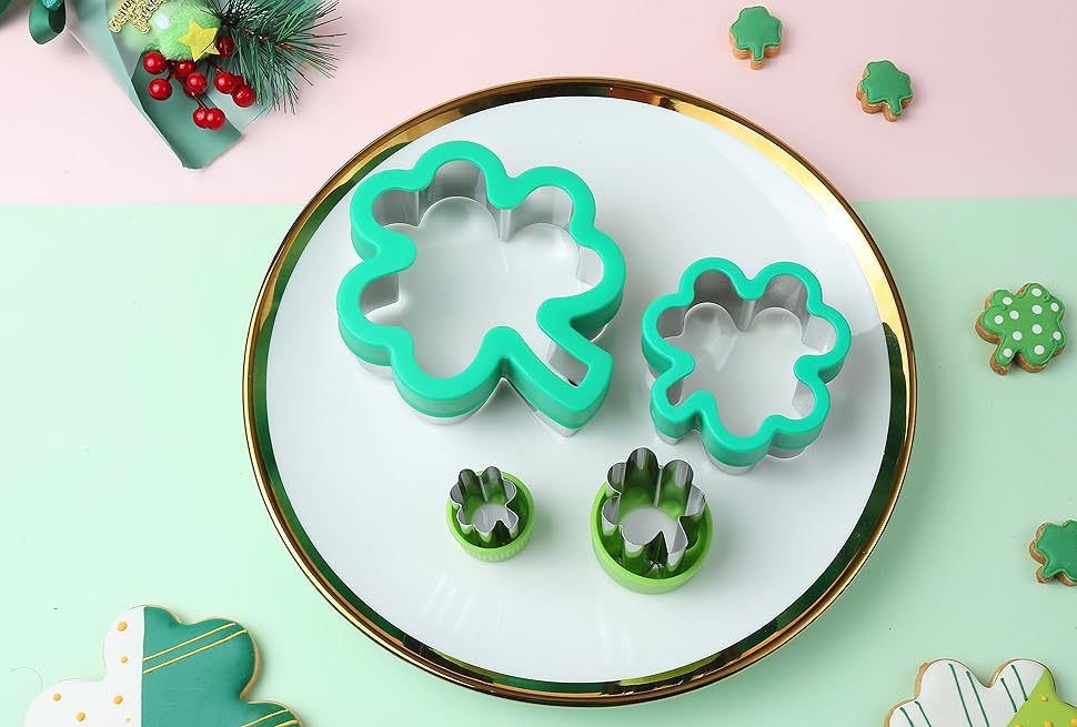 Shamrock Cookie Cutter 4 Pieces 4 Sizes 1