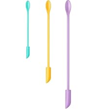 Silicone Spatula Set (6Pcs) - Mini Scraper Tool for Beauty & Food - Reach Every Last Drop, Multi-Size Spatulas for Makeup Jars, Lotion Bottles & Kitchen Containers​
