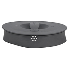 Pyrex 564-RRD-PC 8-Cup Puddle Grey Measuring Cup Lid - Made in the USA