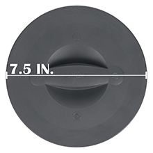 Pyrex 564-RRD-PC 8-Cup Puddle Grey Measuring Cup Lid - Made in the USA