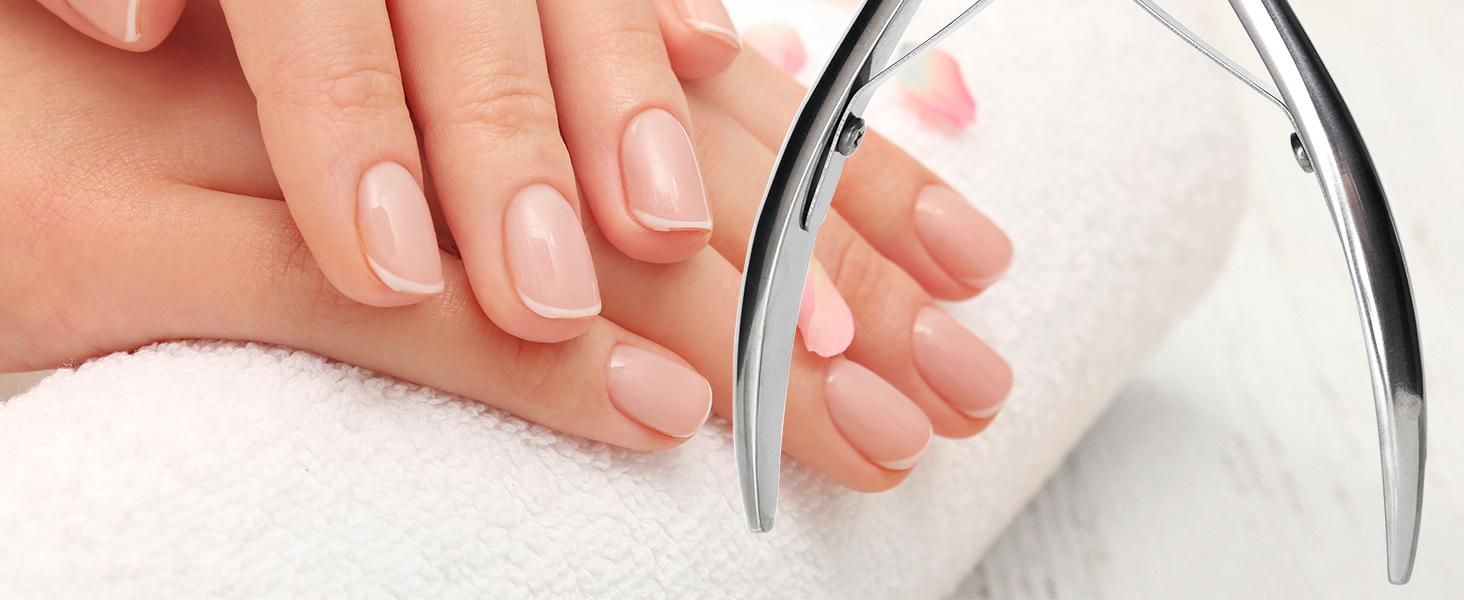 LePinko Professional Cuticle Trimmer kit, Super Sharp Dead Skin Clipper, Labor-saving Cuticula Remover for Fingernail Toenail, Manicure Pedicure Tool for Women Men, Home Salon Use, 7mm Jaw