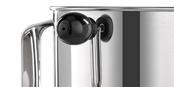 PIQUEBAR Flour Sifter - 5 Cup Fine Mesh Hand Crank Sifter Stainless Steel with Agitator Wire Loop for Baking, Powdered Sugar Duster Set