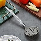 Berglander Skimmer, Non-stick Silicone Strainer, Kitchen Cooking Skimmers For Non-Stick Cookware, Dishwasher Safe, Easy to Clean