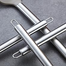 Berglander 38-Piece Non-Stick Silicone Cooking Utensils Set, Kitchen Tools Set, Stainless Steel Utensil Holder, Dishwasher Safe