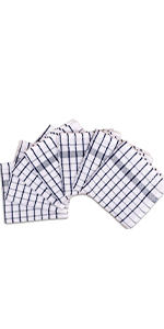 AMOUR INFINI Kitchen Dish Cloths Set of 8 - Ultra Soft, Highly Absorbent, Quick-Drying Terry Cotton Dishcloths 12