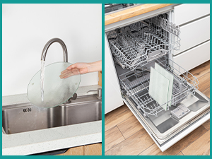 Murrey Home Glass Cutting Board for Kitchen Counter, Tempered Glass Chopping Boards Dishwasher Safe, Small Clear Countertop Tray, Scratch Resistant, Heat Resistant, Non Toxic, Clear, 16"x12"