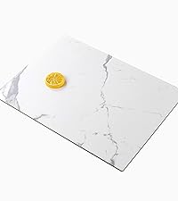 Murrey Home Glass Cutting Board for Kitchen Counter, Tempered Glass Chopping Boards Dishwasher Safe, Small Clear Countertop Tray, Scratch Resistant, Heat Resistant, Non Toxic, Clear, 16"x12"