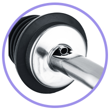 Chengu 72 Pcs Liquor Spout Stainless Steel Bottle Pourers Tapered Liquor Pourers with Rubber Dust Caps Tapered Spouts Set Bar Supplies Vinegar Bottle Dispenser Wine Spout for Alcohol Olive Oil