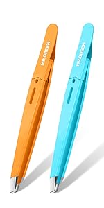 MR.GREEN Collapsible Nail Clippers Small and Thin Portable Travel Nail Scissors Cutter Stainless Steel Manicure Tools with Nail Files (Eco-Packaging)