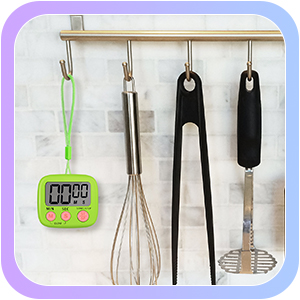 Weewooday 24 Pcs Digital Kitchen Timer Magnetic Timer Bulk On/Off Switch Minute Second Count up Countdown Loud Alarm for Exercise Cook Baking (Classic Color)